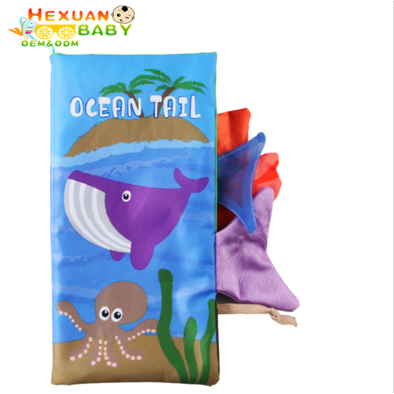 Baby Cloth Book Factory - Hot Selling Funny Soft Educational Fabric Quiet Book for Baby