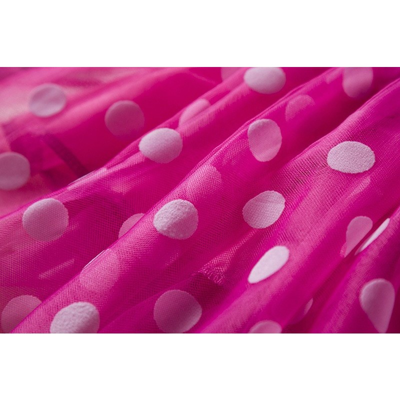 Kids Girl Dress Manufacturer - Fast Shipping Summer Tutu Dresses Polka Dots Minnie Costume