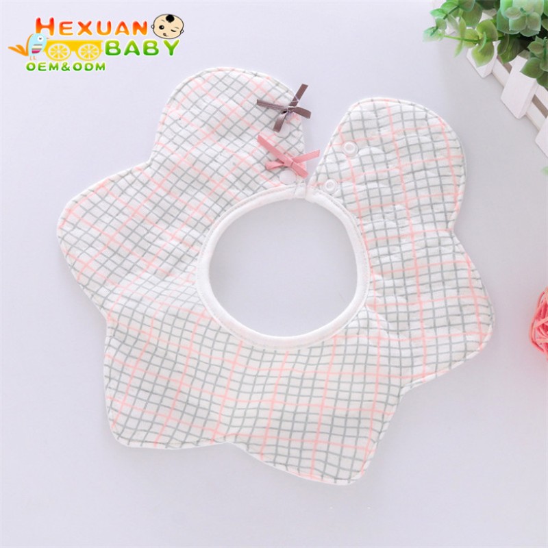 Burp Cloth Manufacturer - 360 Degree Rotatable Cotton Bandana Drool Bibs Boys Girls
