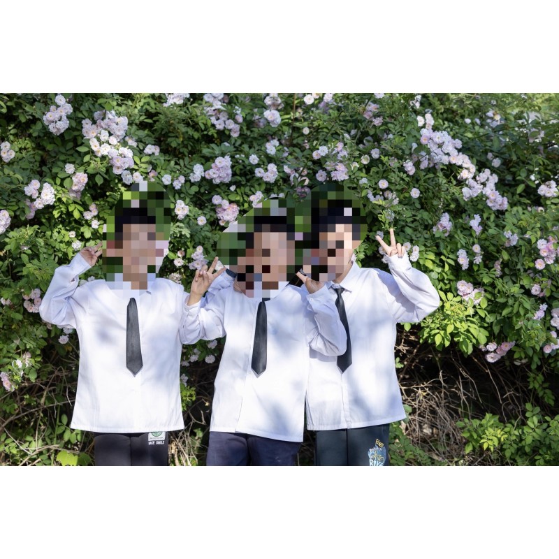 Unisex Shirt Factory - White Long Sleeve Children's School Uniform Performance Suit