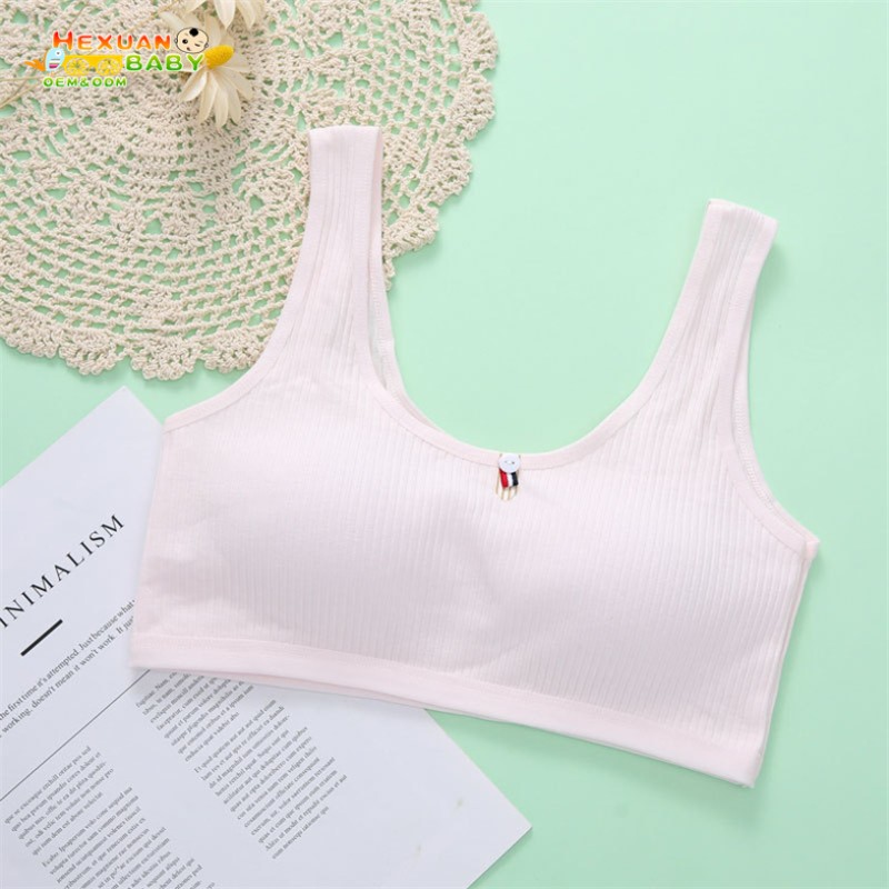 Young Girls Bra Manufacturer - Soft Cotton Lovely Prints Sport Bra Teen Training
