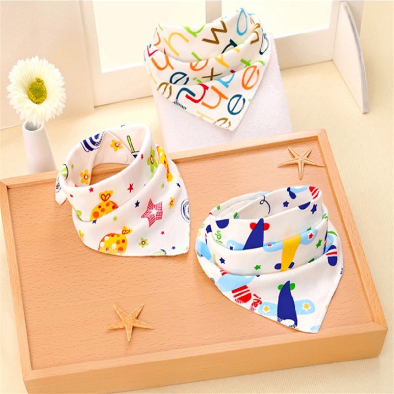 Baby Bibs Factory - Hot Cotton Thick Organic Drool Bandana Bibs Toddlers