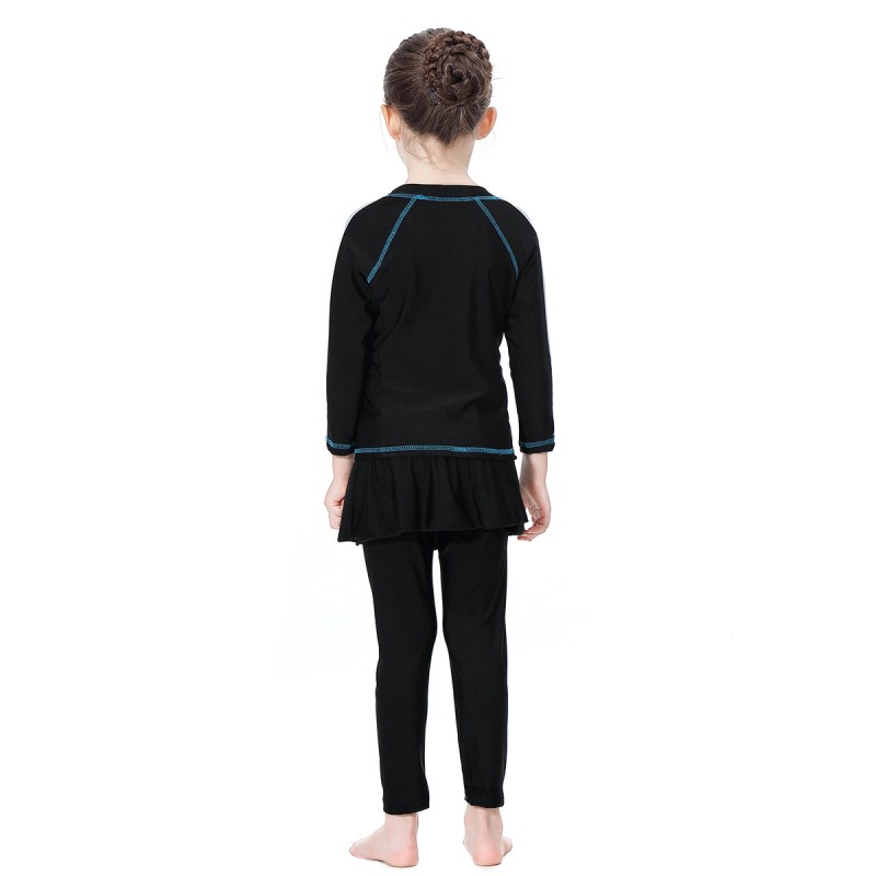 Muslim Swimwear Factory - 3PCS Thin Style Sporty Burkini Modest Bathing Suit Hijab