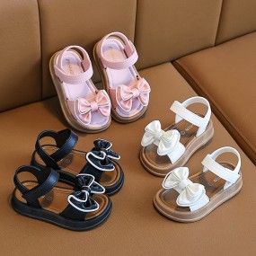 Princess Sandals Factory - New Fashion High Quality Summer Bow Flat PVC Rubber Insole
