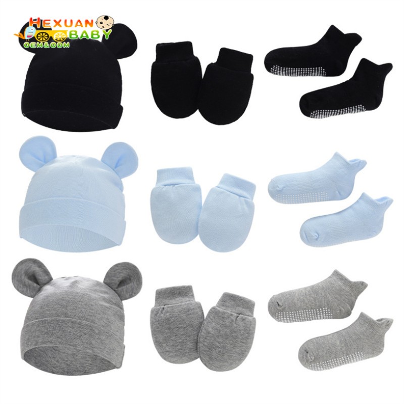 Baby Set Manufacturer - Stretchy Soft Hat and Scarf Set for New Parents Gift