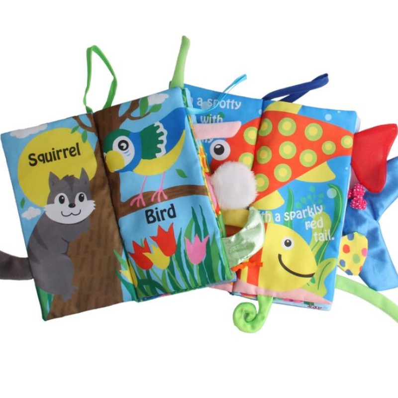 Fabric Book Supplier - Fashionable Educational Soft Color Fabric Kids Baby Cloth Book