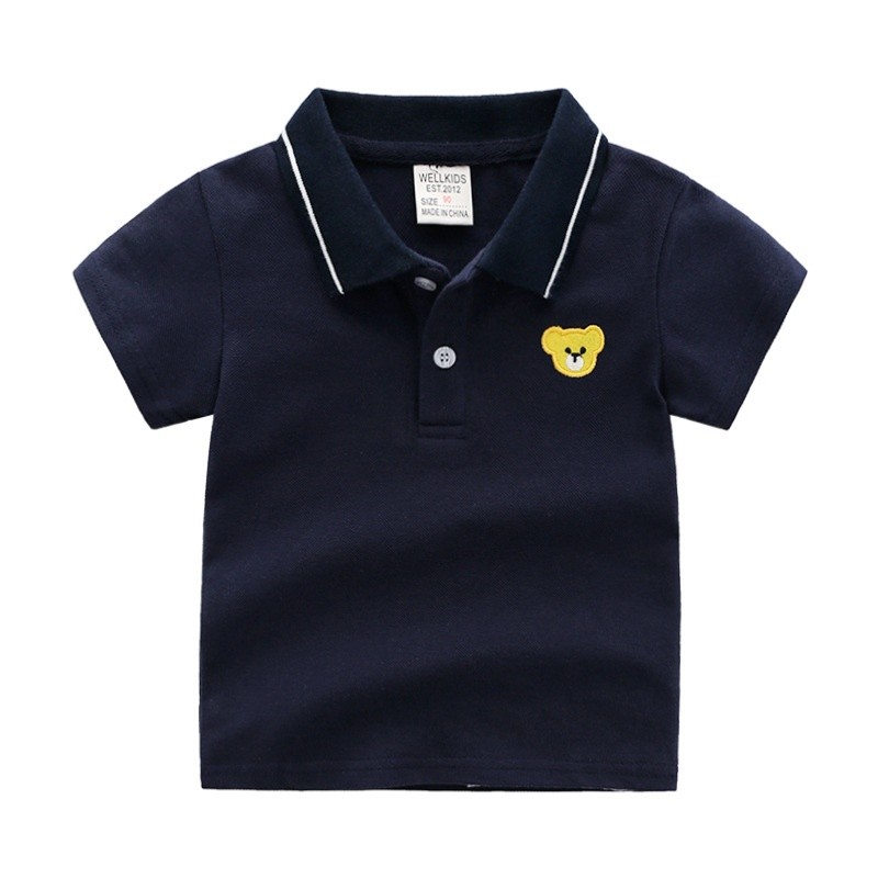 Boys Polo Shirt Manufacturer - New Fashion Casual 100% Cotton Soft Top Summer Kids