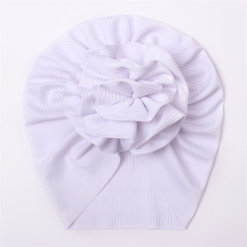 Baby Turban Hats Supplier - Fashion New Design Plush Ribbed Cotton Solid Color Soft