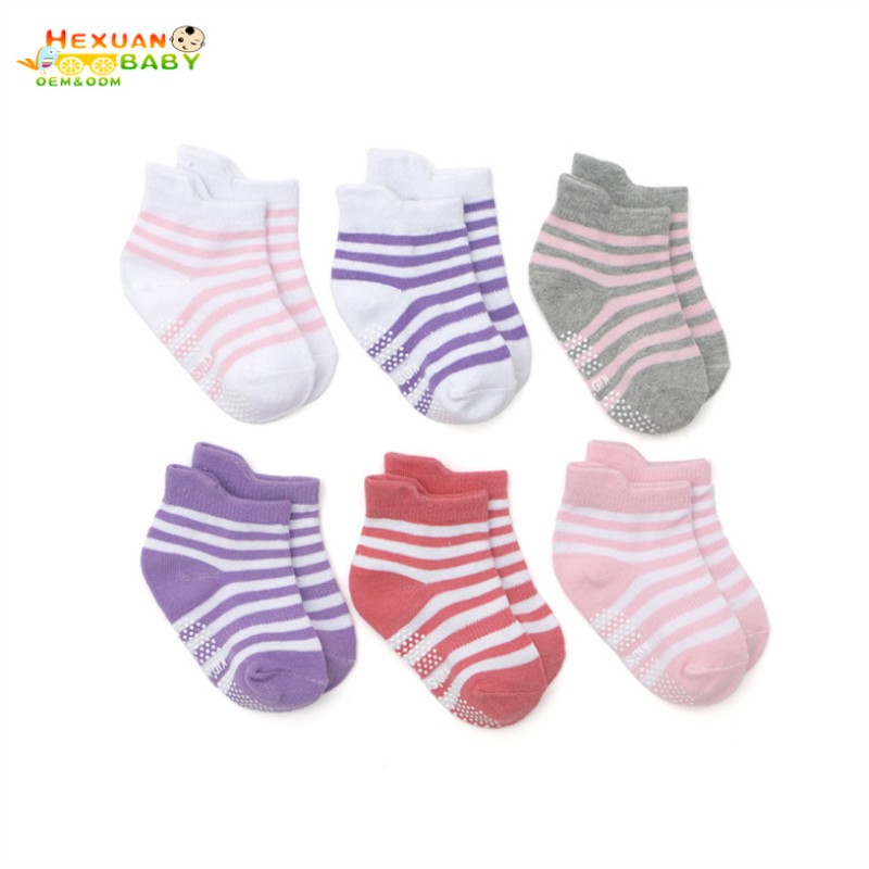 Cotton Baby Socks Manufacturer - Anti-Slip Kids Non-Slip Logo Pattern Boy Socks