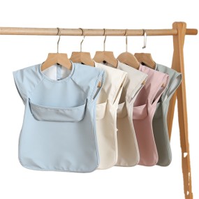 Baby Bib Supplier - Customized High Quality Smock Bib Sleeveless Waterproof