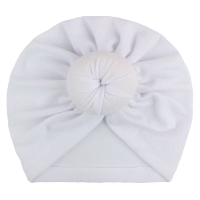 Newborn Beanie Hat Supplier - Cotton Solid Color Indian Pullover Style Plush Custom