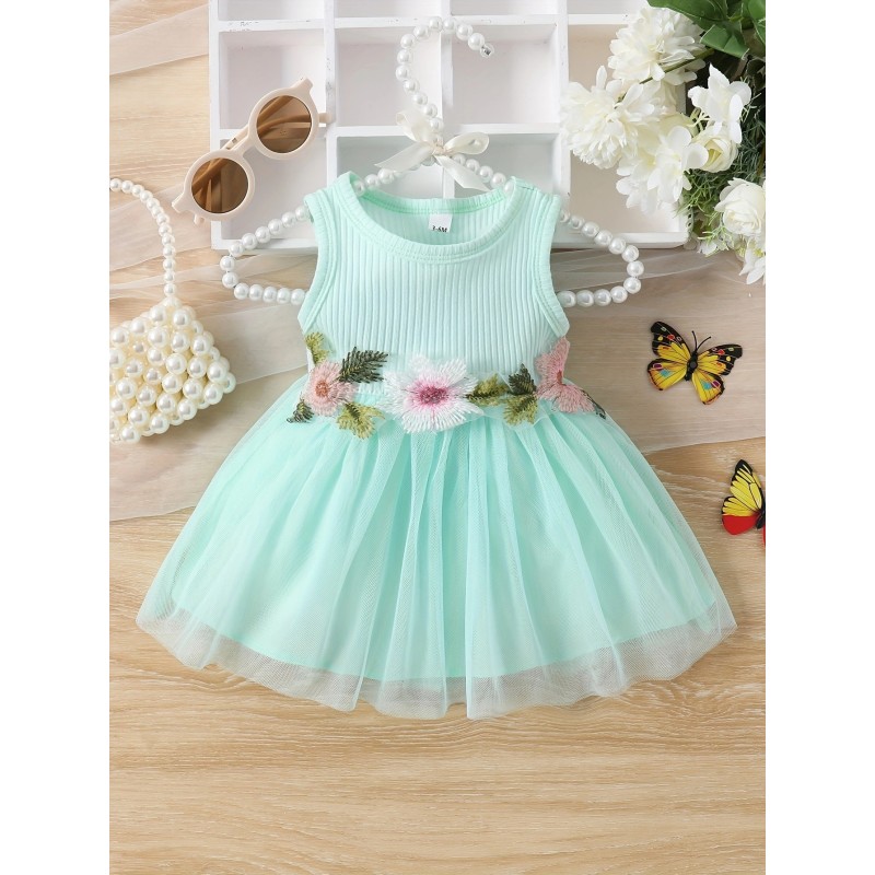 Kids Dress Manufacturer - 7 Color Baby Dress for Girls Summer Princess Dress