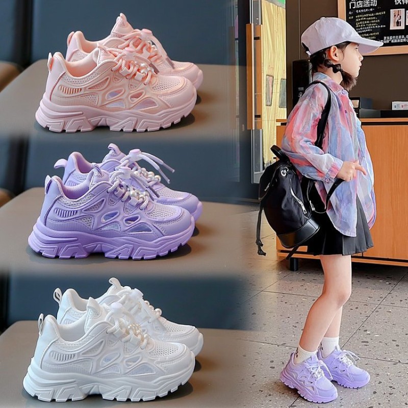 Princess Sports Shoes Manufacturer - Summer New Mesh Breathable Children Casual Shoes