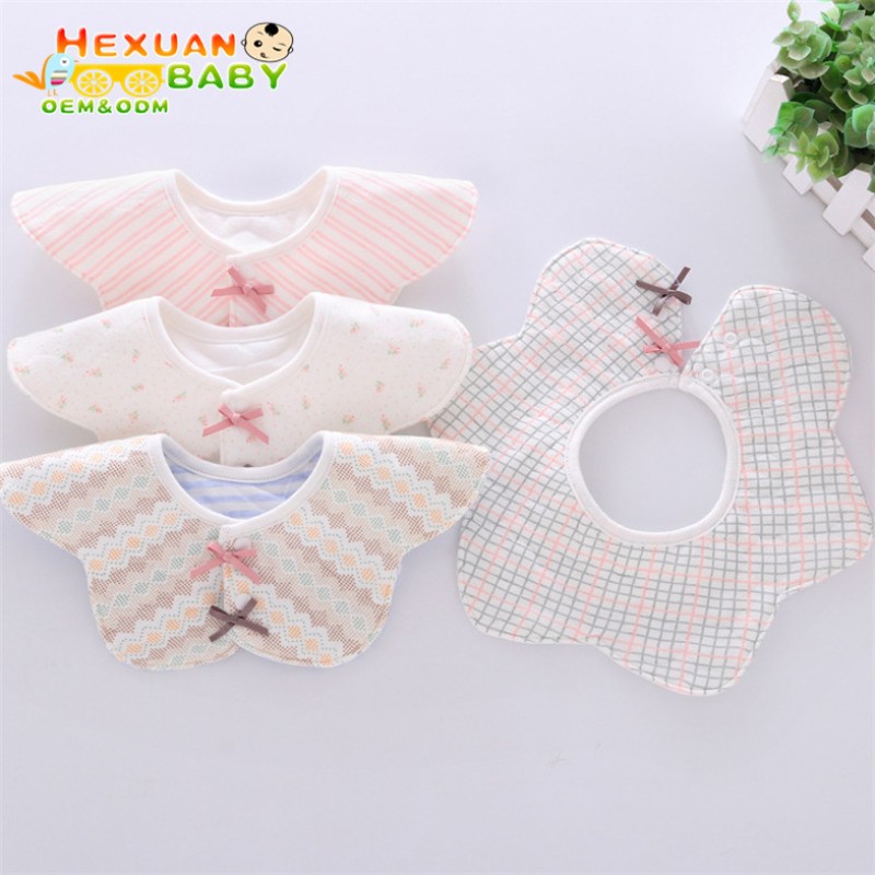 Burp Cloth Manufacturer - 360 Degree Rotatable Cotton Bandana Drool Bibs Boys Girls