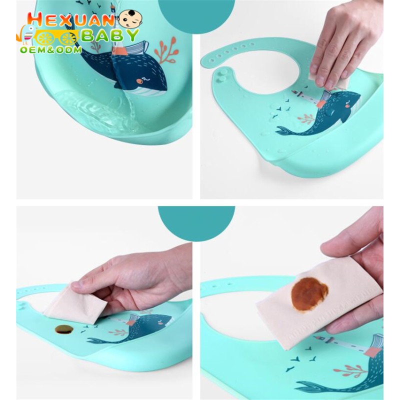Baby Bowl Set Supplier - Many Design Soft Waterproof Silicone Placemats with Snap