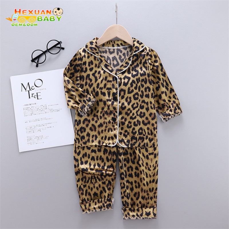 Satin Pajamas Manufacturer - High Quality Little Girls Boys Silk Night Sleepwear Set