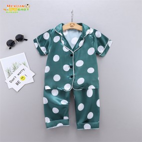 Kids Pajamas Factory - Set for 3 Years Old Plain Pajamas Silk for Children