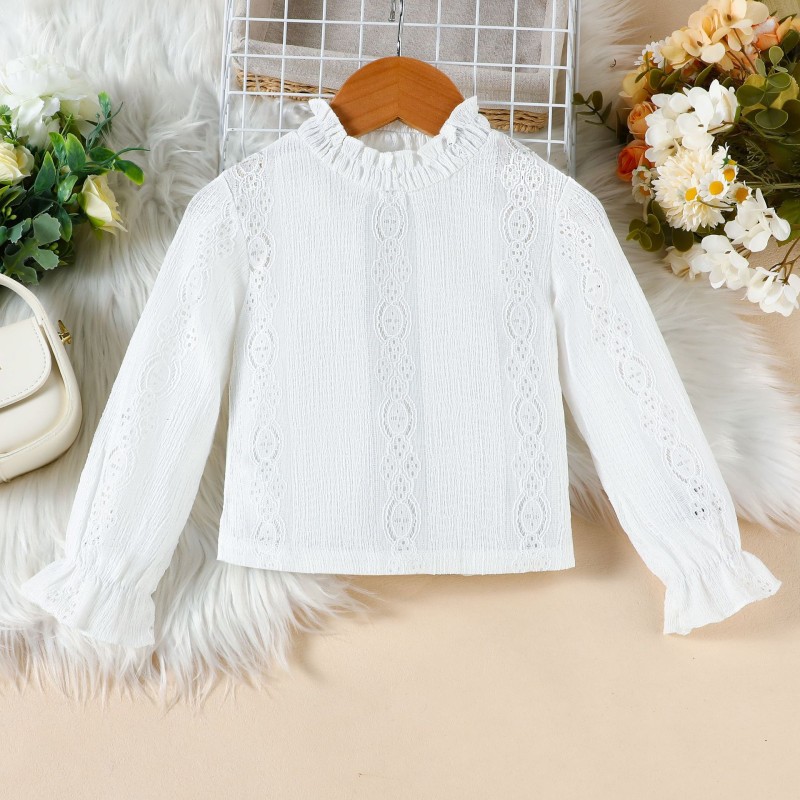 Girls Clothing Sets Supplier - 2025 Autumn Winter Wholesale Lace Top Plaid Skirt 3Pcs