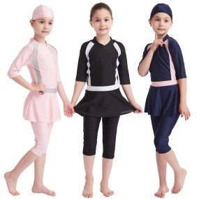 Muslim Swimsuits Manufacturer - 3pcs Long Swimsuits Islamic Arab Beach Wear Burkinis
