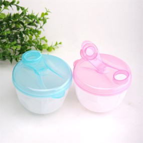 Food Divided Box Supplier - 360 Rotating Portable Milk Powder Storage Box Baby