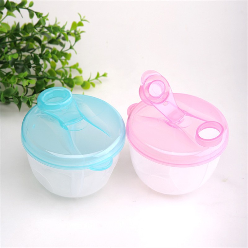 Food Divided Box Supplier - 360 Rotating Portable Milk Powder Storage Box Baby
