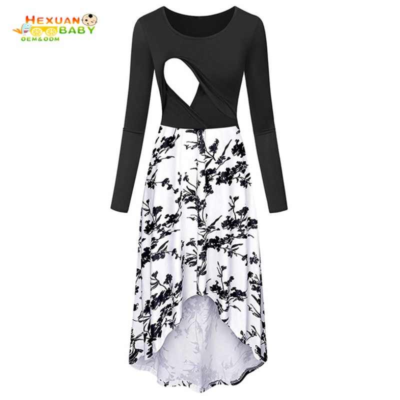 Maternity Dress Supplier - Casual Feeding Summer Sleeveless Nursing Dresses Pregnancy