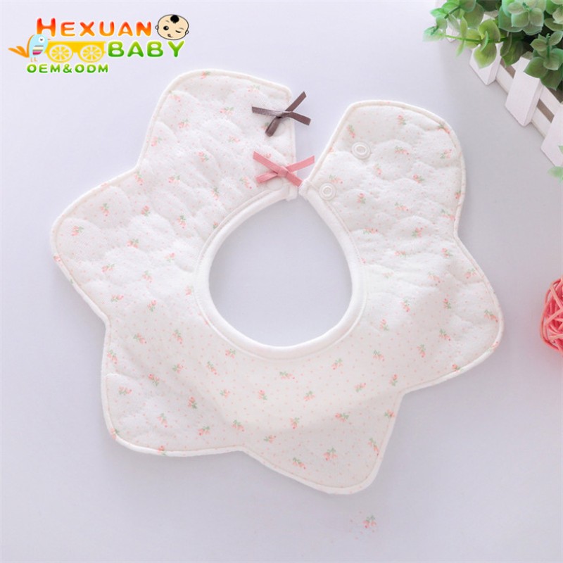 Burp Cloth Manufacturer - 360 Degree Rotatable Cotton Bandana Drool Bibs Boys Girls