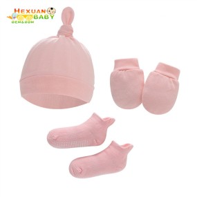 Baby Set Manufacturer - Stretchy Soft Hat and Scarf Set for New Parents Gift