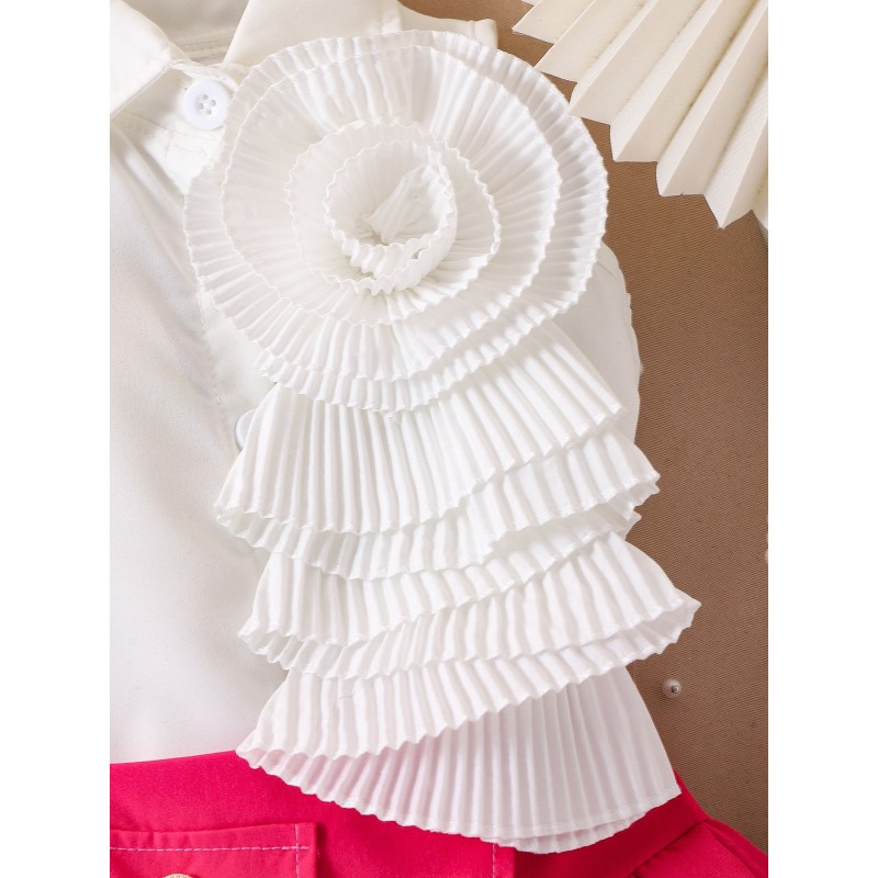 Children Suit Supplier - 2025 New Sweet Summer Shirt and Skirt 2pcs Princess Girls