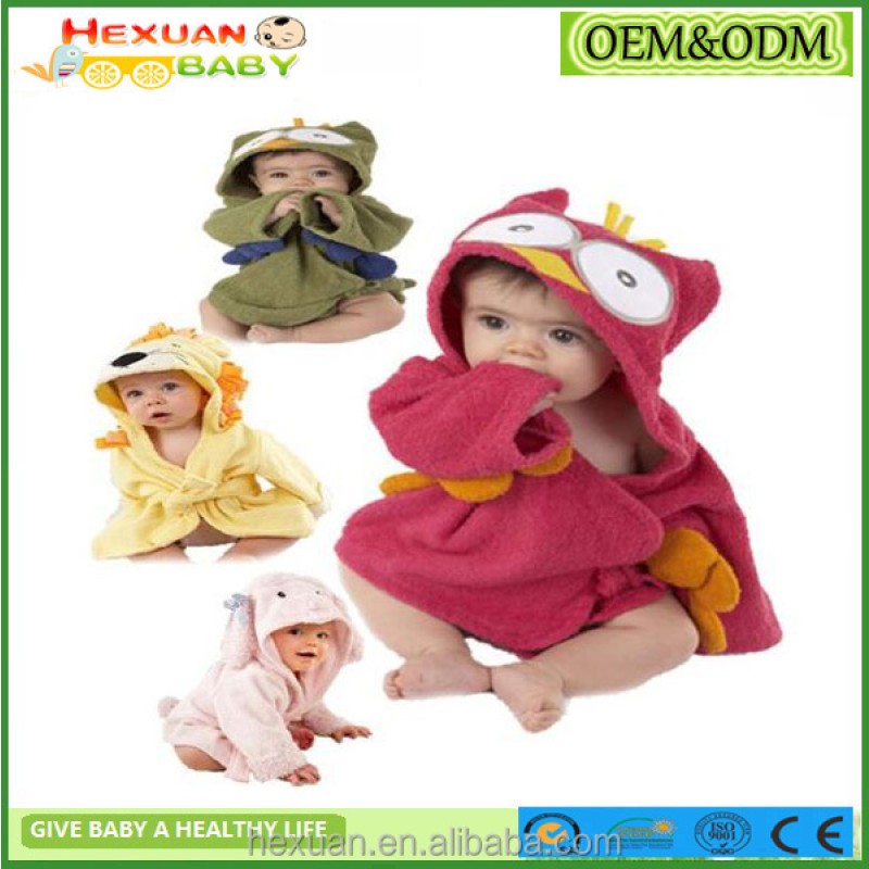 Hooded Bathrobe Manufacturer - Animal Cartoon Baby Towel Character 12 Infant Beach Towels