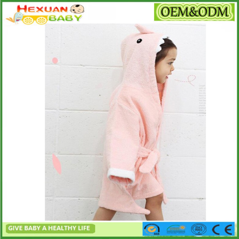 Hooded Bathrobe Factory - Animal Cartoon Baby Towel Character 04 Kids Bath Robe