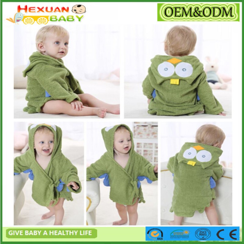 Hooded Bathrobe Factory - Animal Cartoon Baby Towel Character 04 Kids Bath Robe