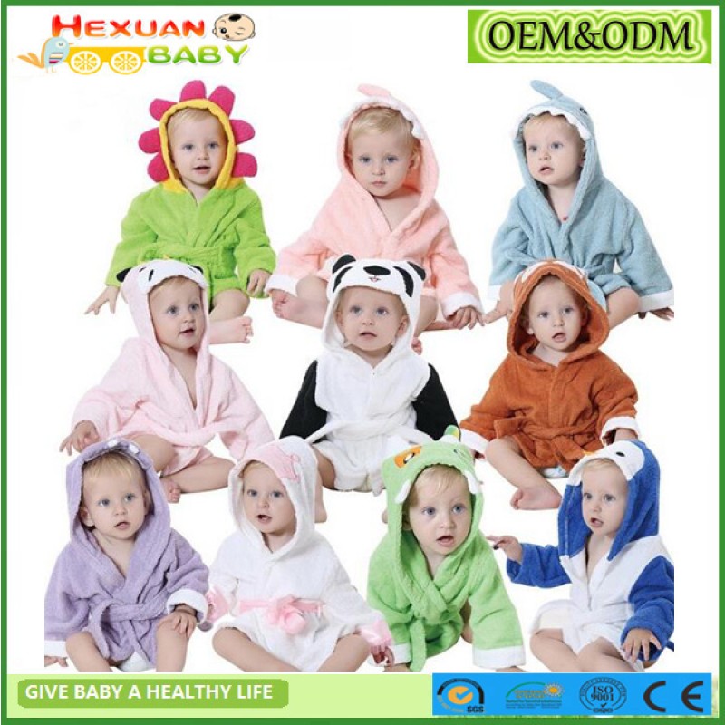 Hooded Bathrobe Supplier - Animal Cartoon Baby Towel Character 10 Infant Beach Towels