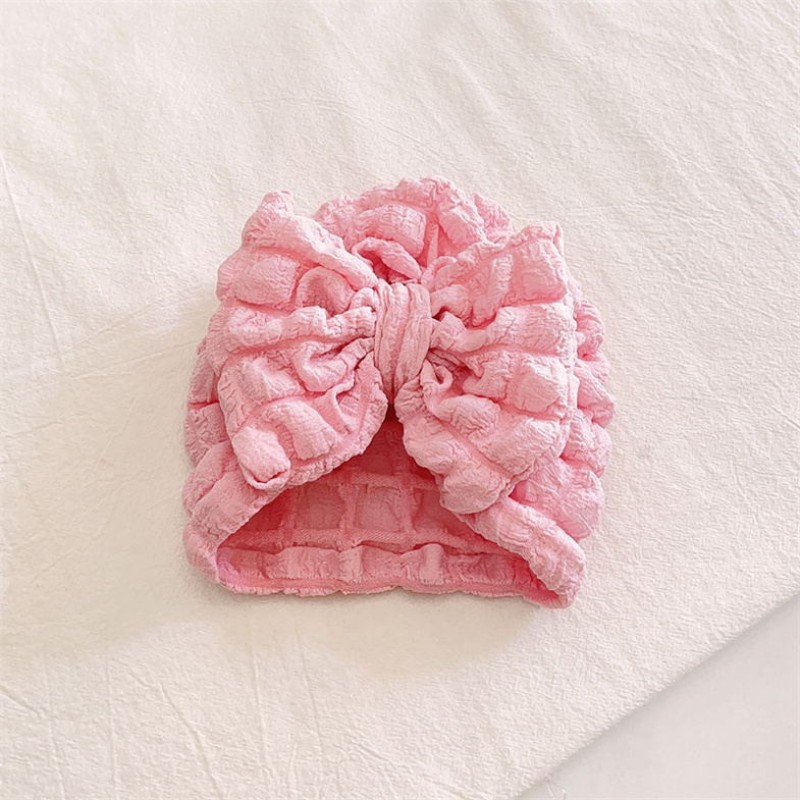 Baby Headwrap Manufacturer - New Girl Infant Toddler Bonnet Big Bow Knot Indian Turban
