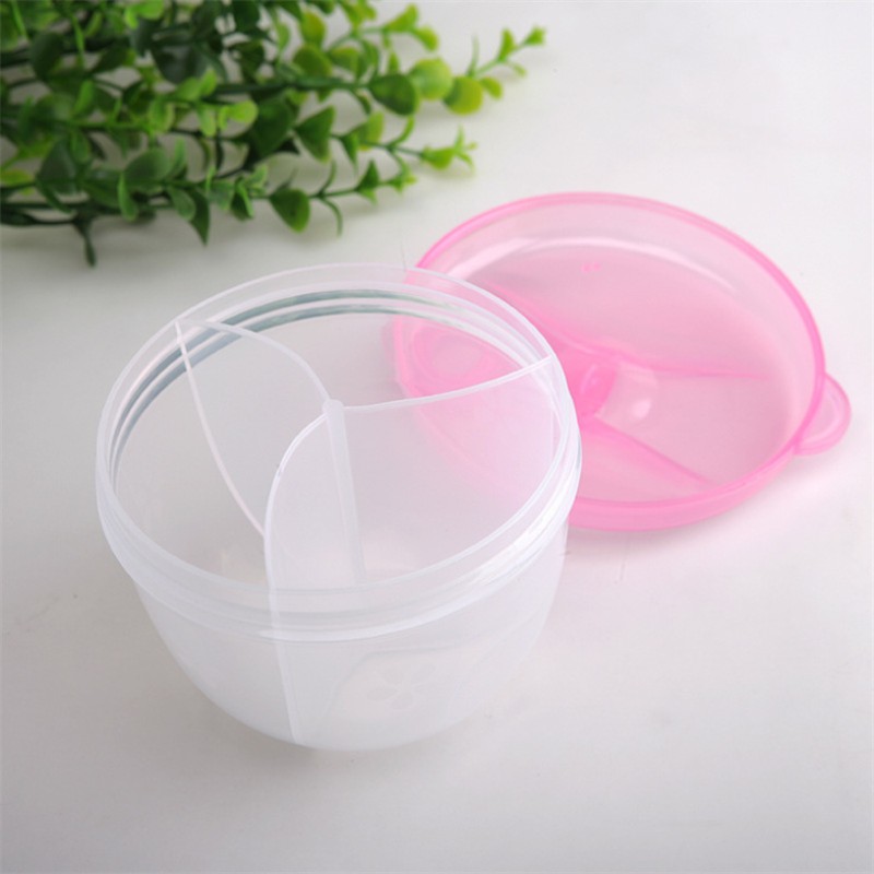 Food Divided Box Supplier - 360 Rotating Portable Milk Powder Storage Box Baby