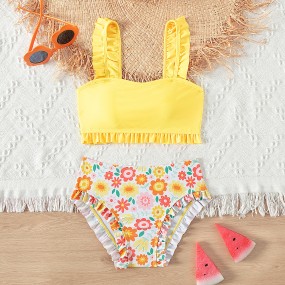 Girl Bikini Set Supplier - Off Shoulder Push up Swimsuit Tube Top Knot Swimwear