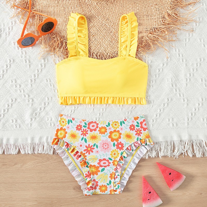 Girl Bikini Set Supplier - Off Shoulder Push up Swimsuit Tube Top Knot Swimwear