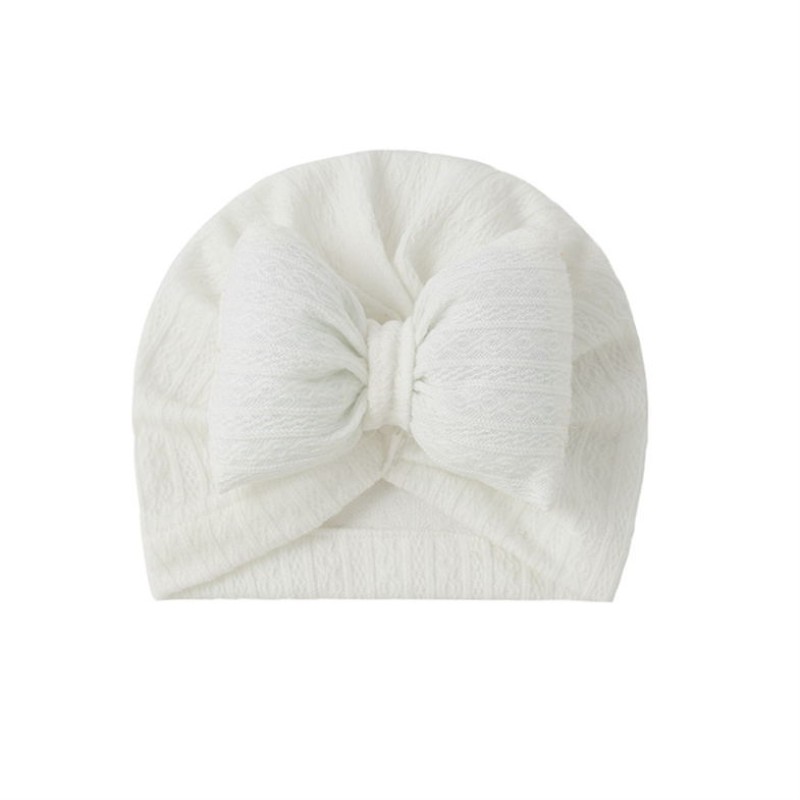 Newborn Hats Manufacturer - Winter Baby Bow Knot Turban Beanie Hats Toddler Girls Boys