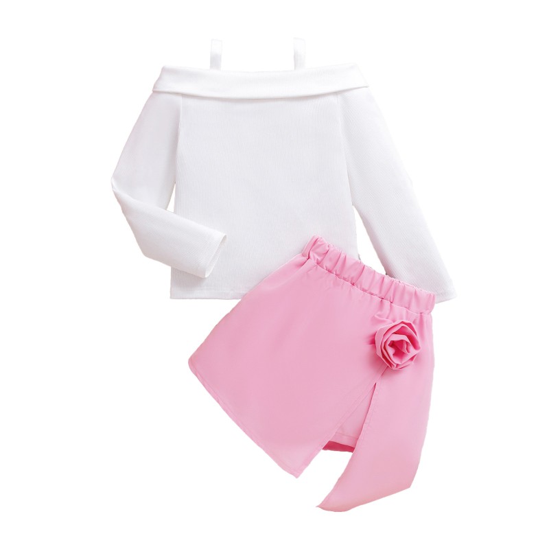 Girls Dress Manufacturer - 2025 European American Summer Style Long Sleeve Flower Design