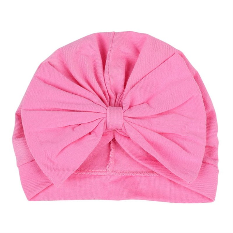 Children Hat Manufacturer - New Waffle Hat Donuts Indian Turban Knit Ball Hair Bow