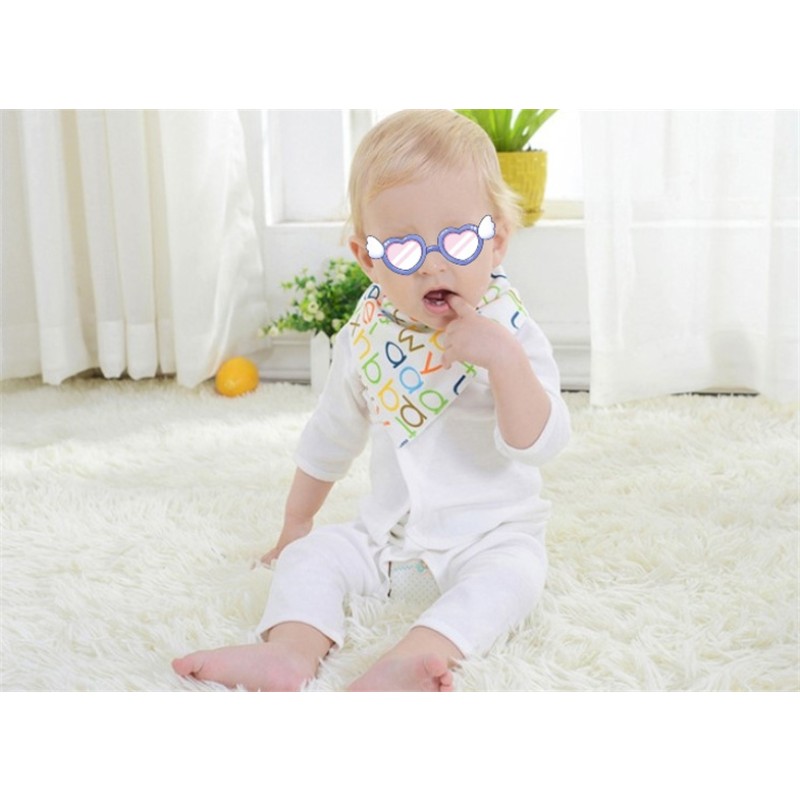 Baby Bibs Factory - Hot Cotton Thick Organic Drool Bandana Bibs Toddlers