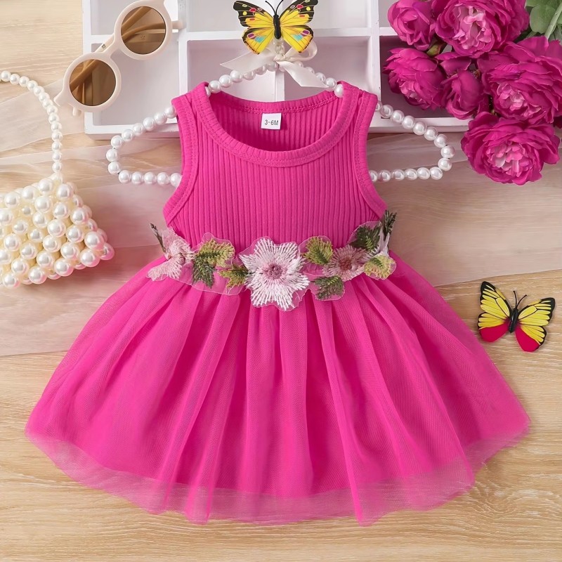 Kids Dress Manufacturer - 7 Color Baby Dress for Girls Summer Princess Dress