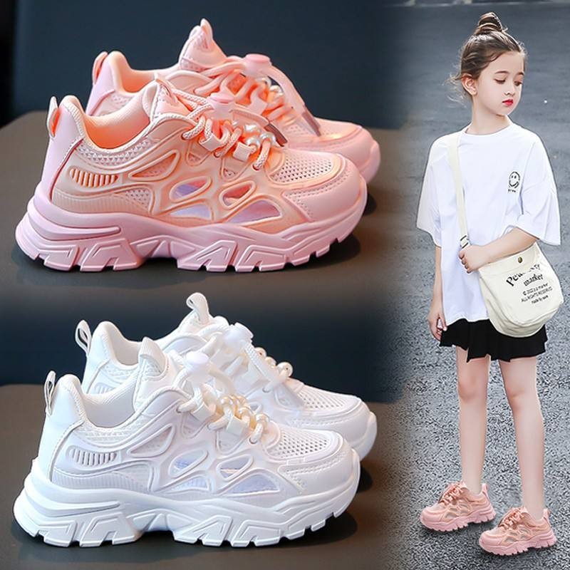 Princess Sports Shoes Manufacturer - Summer New Mesh Breathable Children Casual Shoes