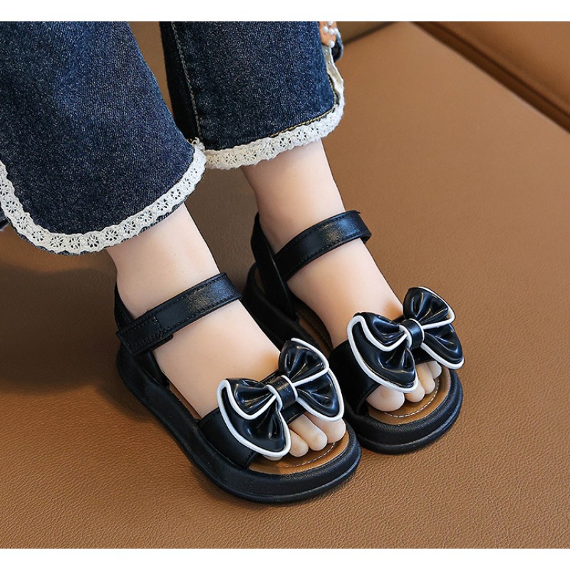 Princess Sandals Factory - New Fashion High Quality Summer Bow Flat PVC Rubber Insole