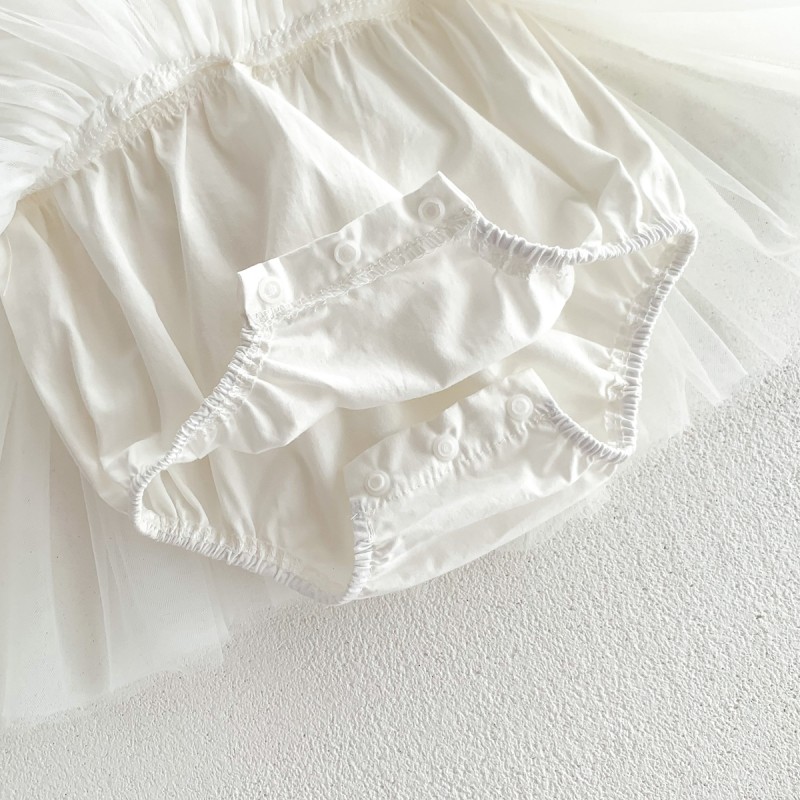 Baby Romper Set Manufacturer - Summer Lace Toddler Princess Dress Infant Girls Bodysuit