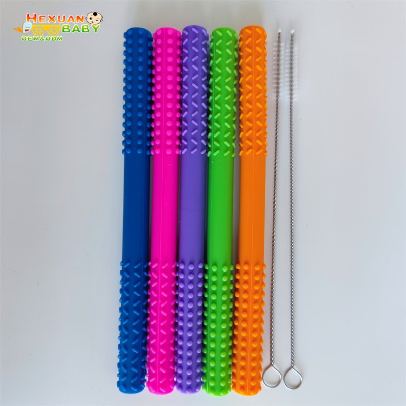 Baby Biting Bag Manufacturer - Fruit Vegetable Silicone Teether Rotating Push 3 Sizes