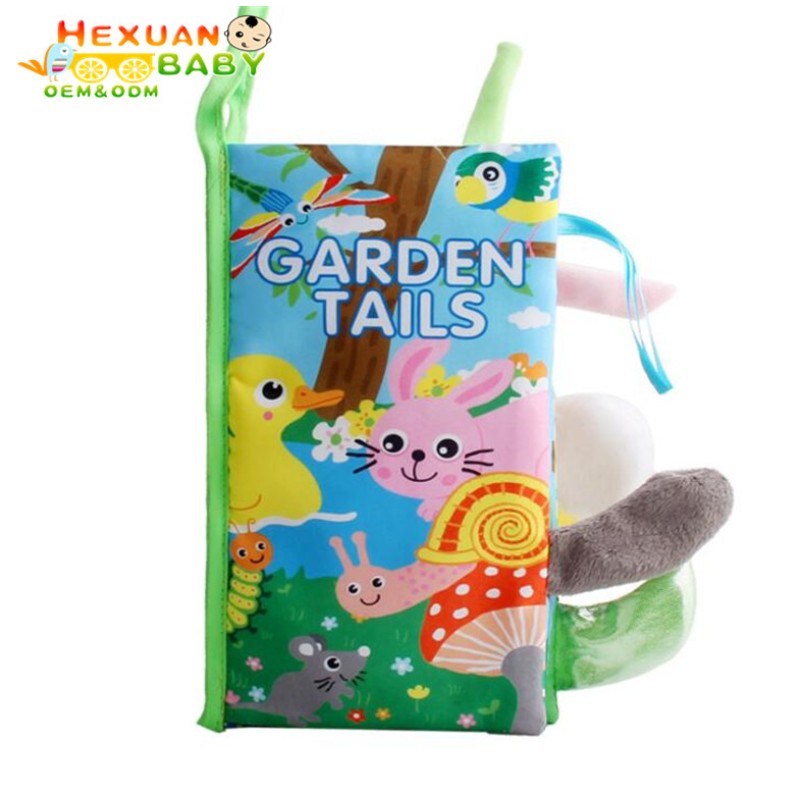 Fabric Book Supplier - Fashionable Educational Soft Color Fabric Kids Baby Cloth Book