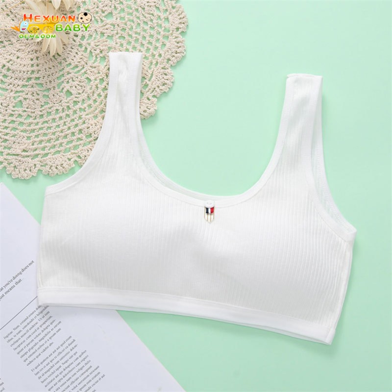 Young Girls Bra Manufacturer - Soft Cotton Lovely Prints Sport Bra Teen Training
