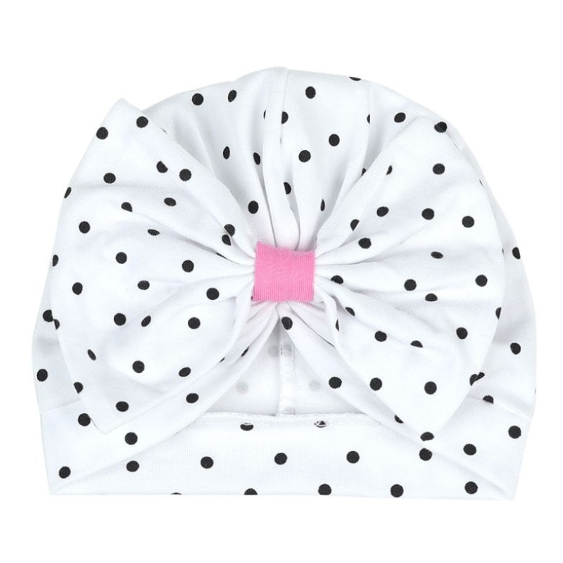 Children Hat Manufacturer - New Waffle Hat Donuts Indian Turban Knit Ball Hair Bow