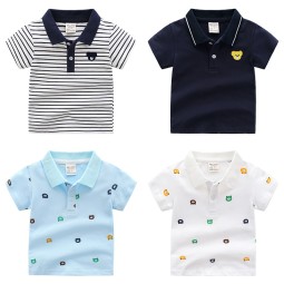 Boys Polo Shirt Manufacturer - New Fashion Casual 100% Cotton Soft Top Summer Kids